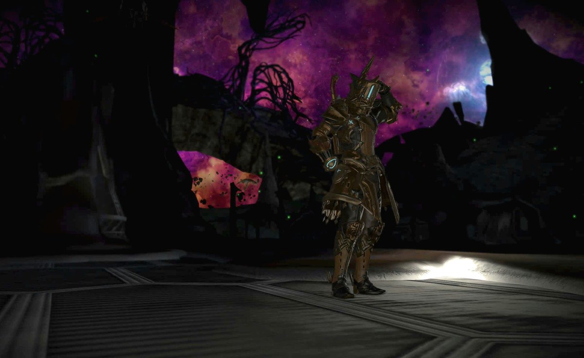 Lugarshumps's tweet photo. With the recent trailer for the remake I felt the need to try my hand at a Dead Space inspired glam. #FFXIVScreenshots #GPOSERS #DeadSpaceRemake https://t.co/QyVH4A09uP