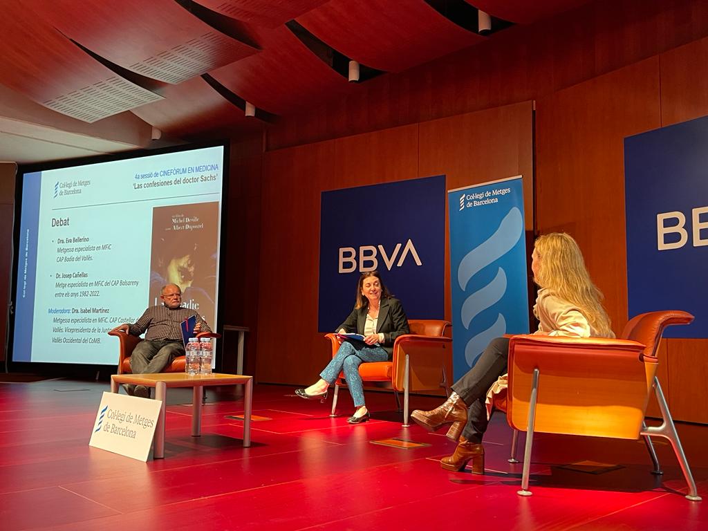 Nova sessió de Cinefòrum x tractar aspectes socials, culturals i mèdics.  "Las confesiones del doctor Sachs" <a href="/COMBarcelona/">Col·legi Metges BCN</a> <a href="/CoMBVallesOcc/">CoMB Vallès Occidental</a> <a href="/mgcors1/">Montse Garcia Cors</a> @esteveorg <a href="/fboschl/">Fèlix Bosch</a> #Terrassa