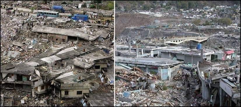 shizz006's tweet photo. One of the Darkest Day in the  History of Kashmir
#08Oct2005 #earthquake in Azad Kashmir.
Casualties around 90k deaths, 150k Injured and more than 2.8 millions with no shelter.
Pray for those who lost their loved ones and who faced lifetime injuries. (Ameen) 
#earthquake2005 💔 https://t.co/Ze4rI0jTd8