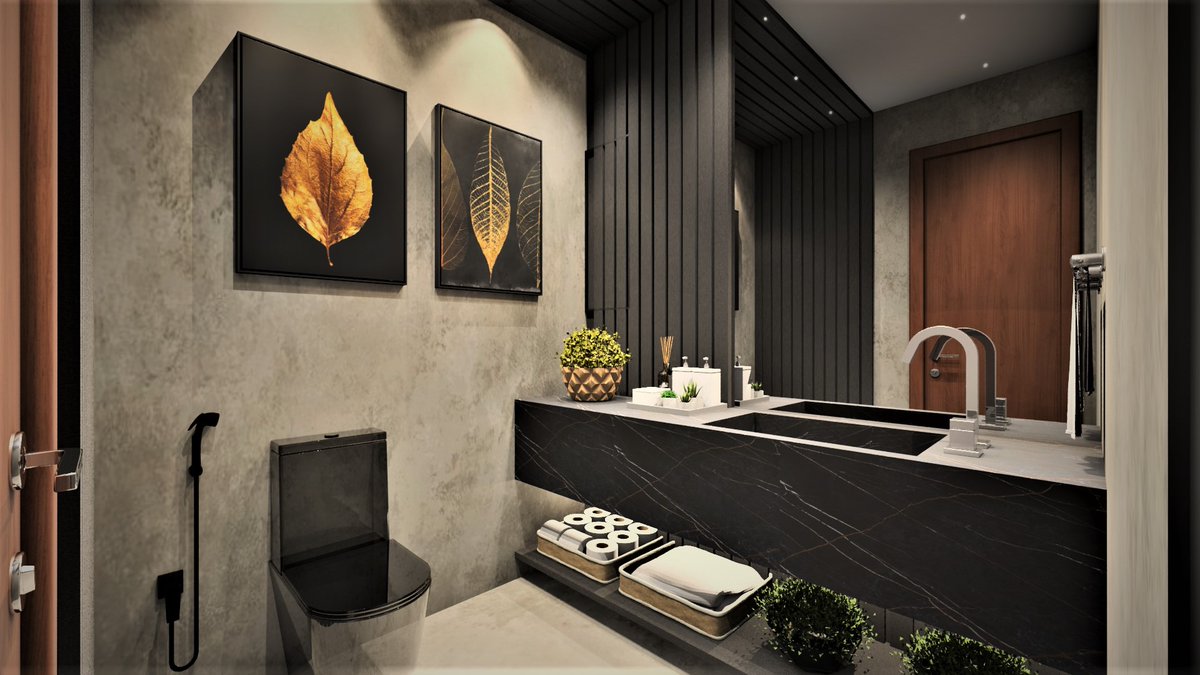 Guilherme_bess's tweet photo. Criação de hoje. 
#designdeinteriores 
#promob
#render
#lavabo https://t.co/KoHDxM1UiN