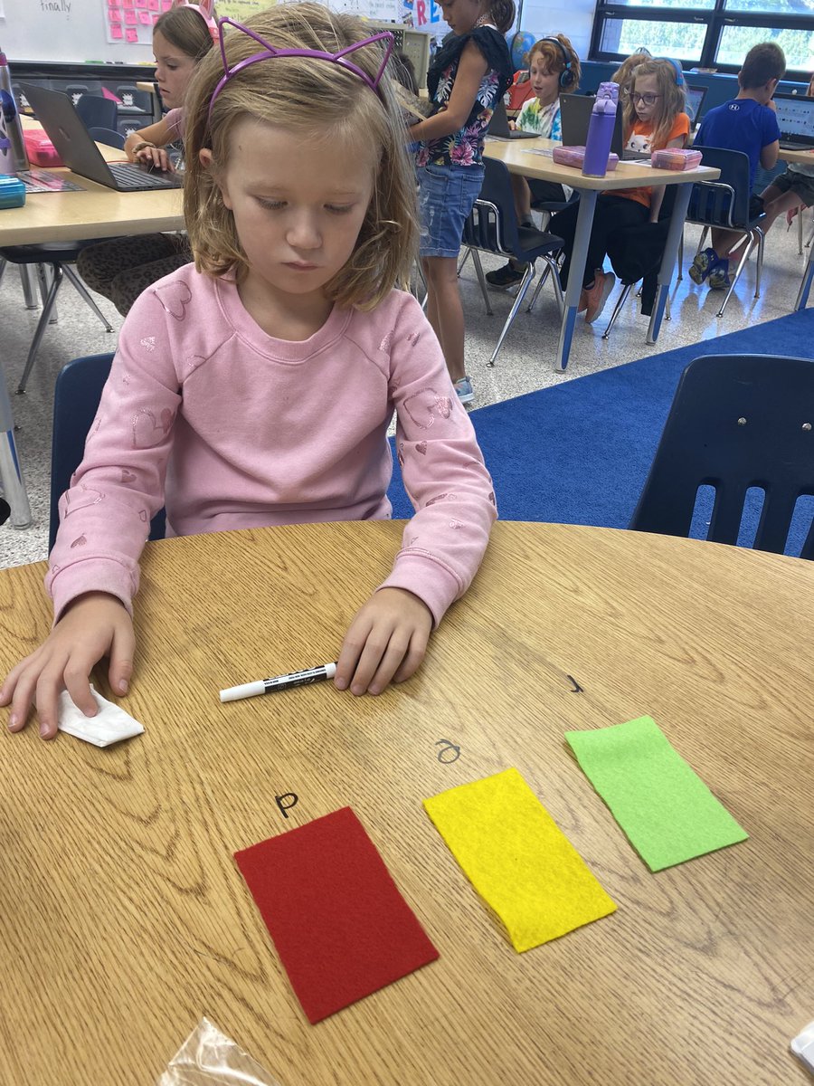 MrsWilliamsRMES's tweet photo. Expanded our use of multi sensory approaches during small group today! @RMESPrincipal @RedMill_AP https://t.co/VFTEAR3oPU