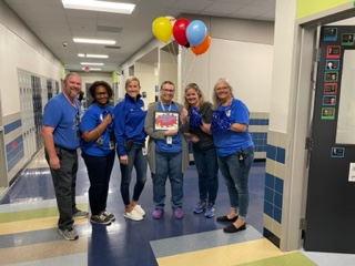 JMS Hero Teacher for the First Nine Weeks, Ms. Amy Brown!  Congratulations Ms. Brown for recognizing the amazing things your students do.  #JMSistheBEST <a href="/Jarrell_ISD/">Jarrell ISD</a>