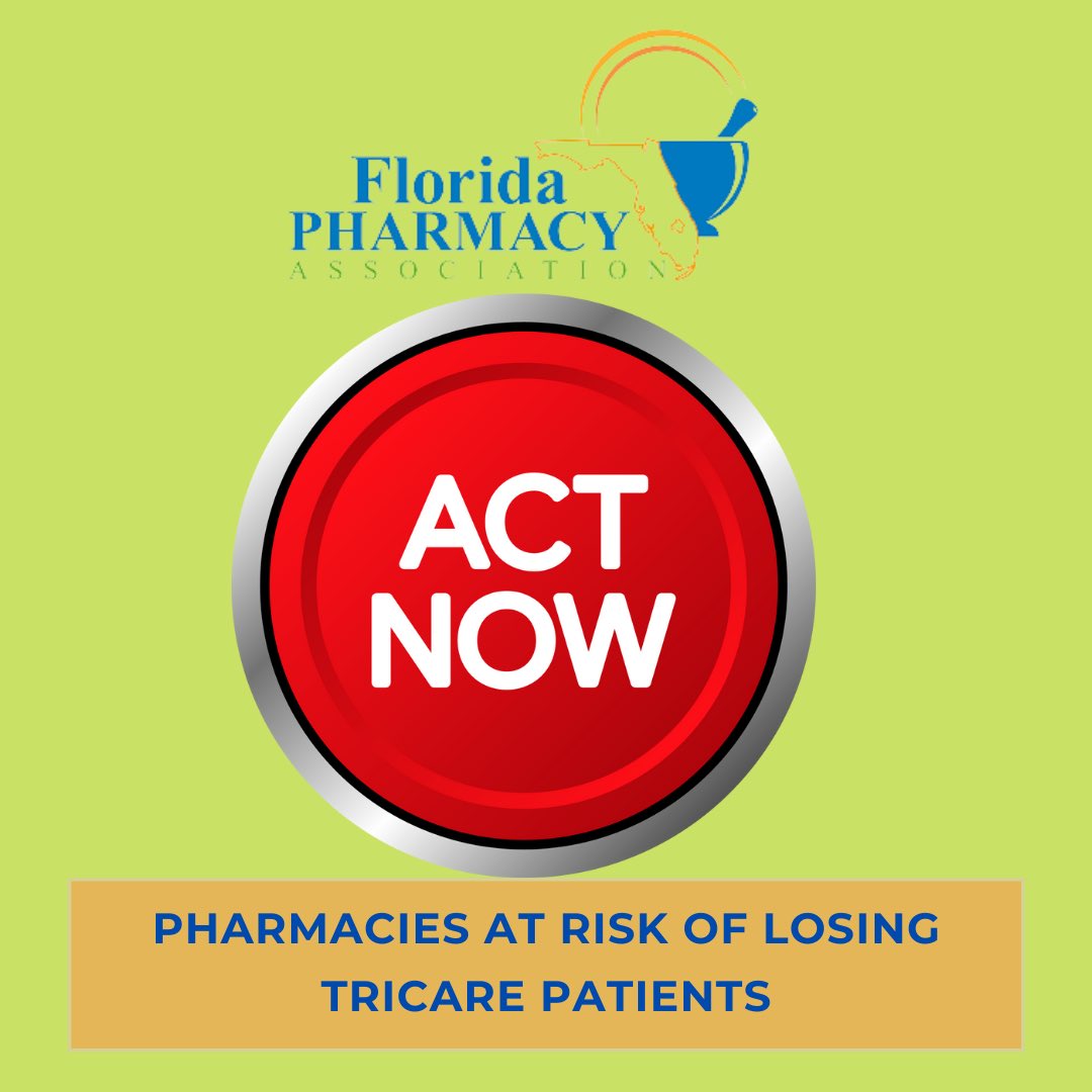 ACTION ALERT 🚨
.
.
Express Scripts (ESI) slashed pharmacy reimbursements for 2023 making it impossible for independent community pharmacies to participate in the Tricare pharmacy network. 🧵