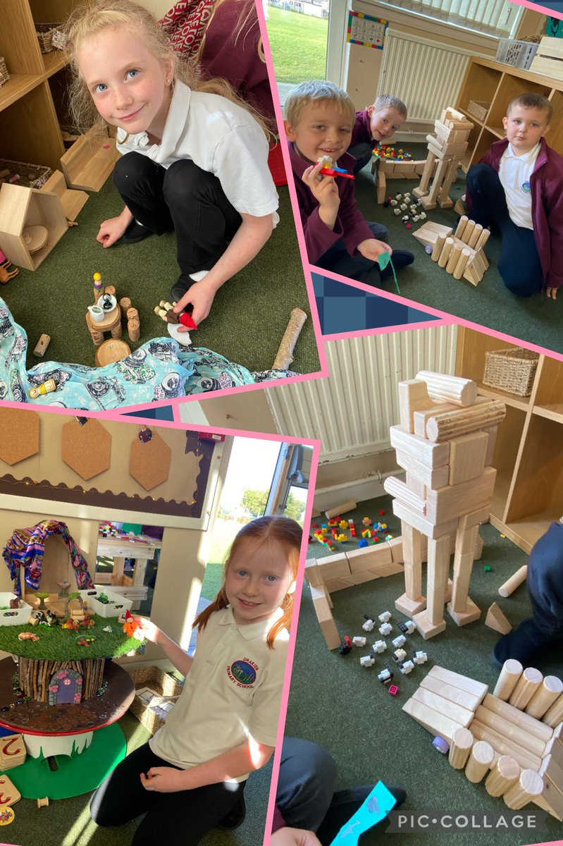 MissGraham_DP's tweet photo. Lego, block play, small world tea parties and phonics play! A nice round up to term 1 in P2/3 @DrakiesPS Happy holidays everyoneβ¦.π #term1done #endofterm #theimaginationandcreativityjustkeepsgrowing https://t.co/hjgqSo9oV1