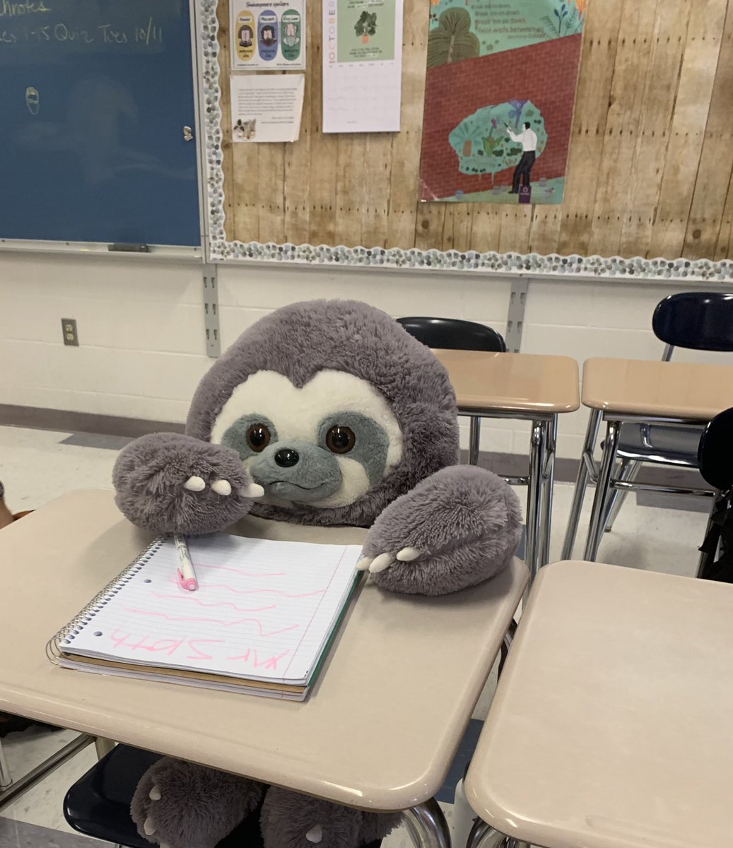 My star public speaking student! 

In all seriousness, my seniors gave awesome informative speeches this week!