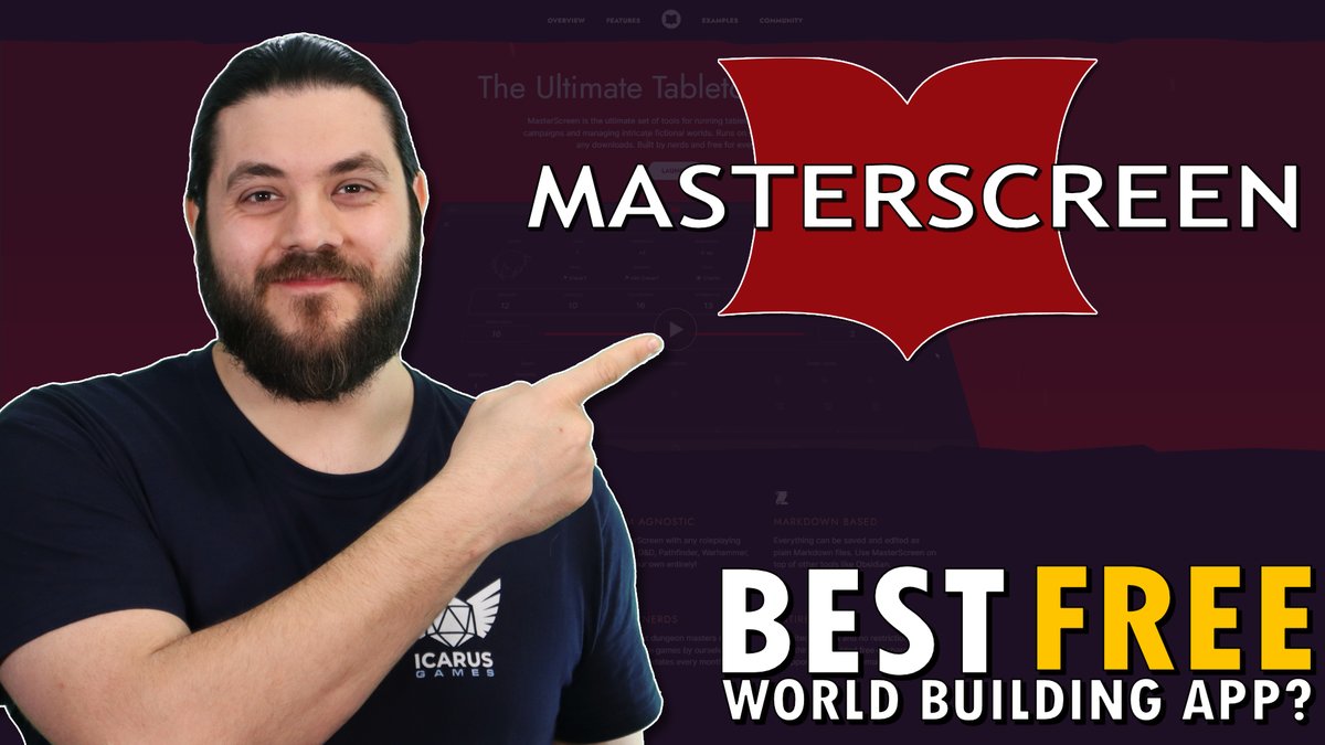IcarusGamesUK's tweet photo. This week I sat down to take a look at @MasterScreenApp 

Check it out: https://t.co/QUQ5JDW1vA https://t.co/OYzsHpTRMM