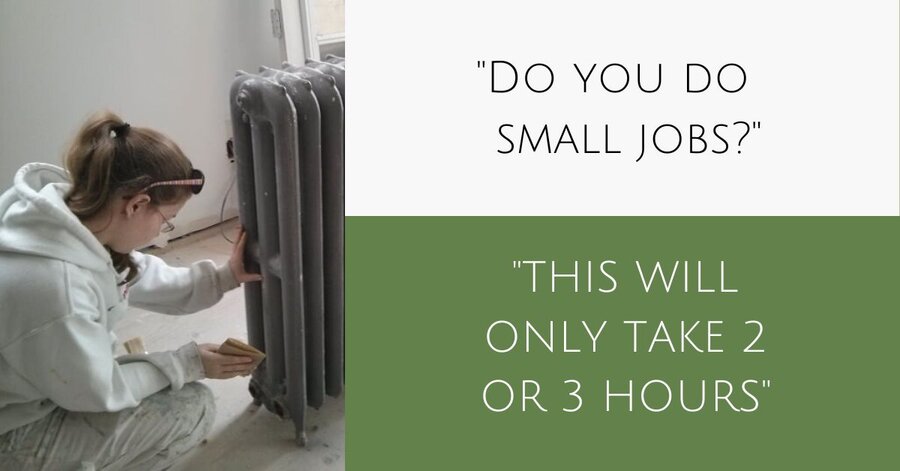 ecopainting's tweet photo. Why do contractors avoid taking on smaller jobs? After all, every job is a chance to earn money and keep the business running, right? While that’s true, there are good reasons why painting contractors shy away from small jobs. 
https://t.co/I1XwLCkrgt https://t.co/MeePM2a3IN