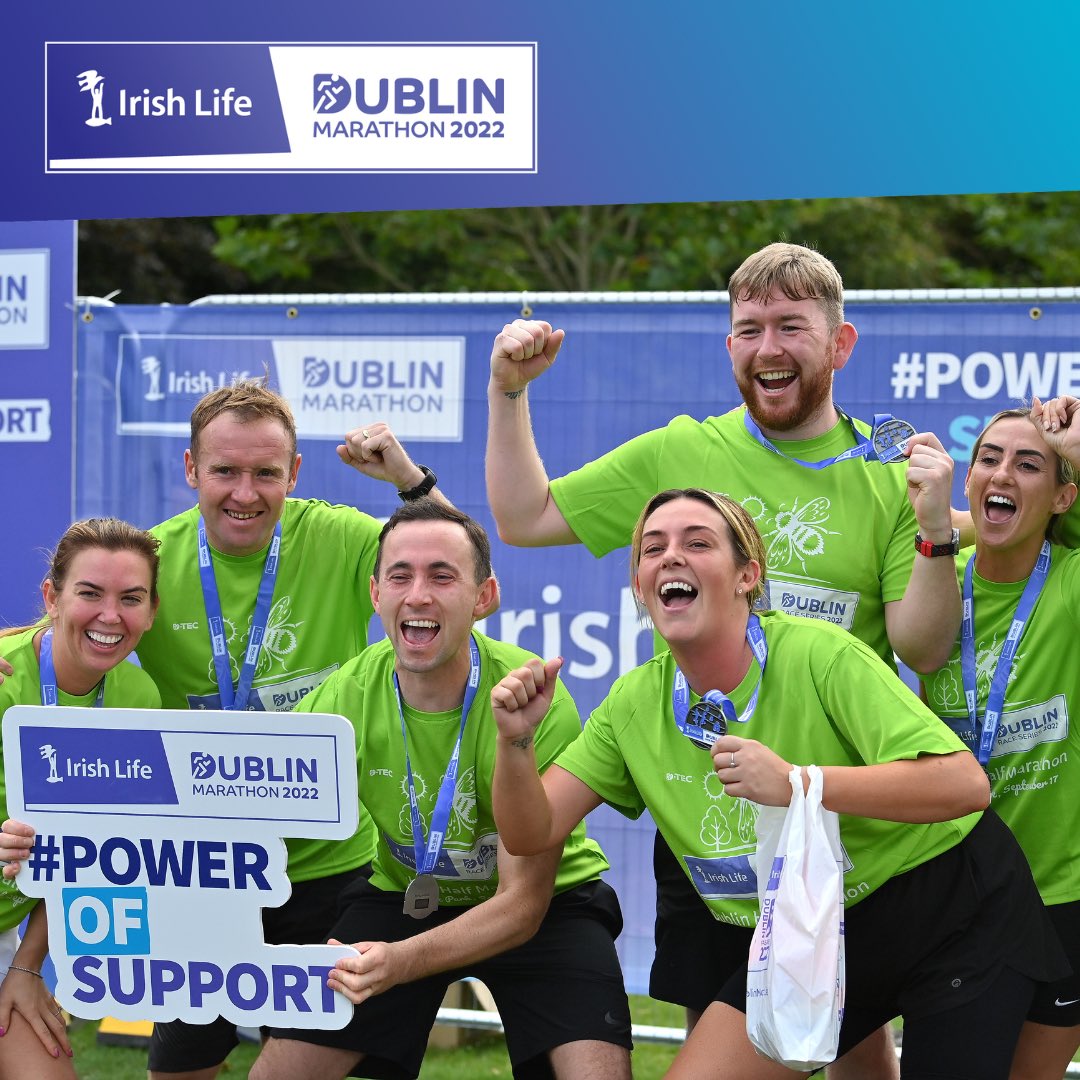 Best of luck on your long run this weekend .. last one before tapering! 🏃🏻‍♂️🙌🏻

#IrishLifeDublinMarathon #PowerOfSupport