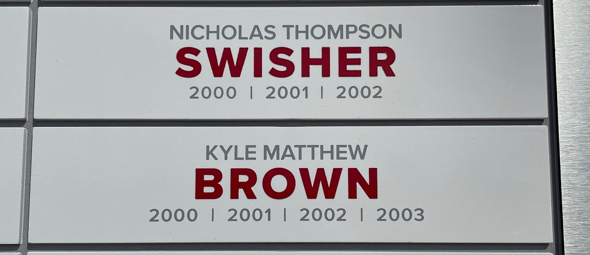 Kyle Brown (@kylembrown16) on Twitter photo Hey <a href="/NickSwisher/">Nick Swisher</a>, I have a feeling if you didnât sign with the Aâs after being drafted in the first round, you would have lettered your senior year <a href="/OhioStateBASE/">Ohio State Baseball</a> Hey <a href="/NickSwisher/">Nick Swisher</a>, I have a feeling if you didnât sign with the Aâs after being drafted in the first round, you would have lettered your senior year <a href="/OhioStateBASE/">Ohio State Baseball</a>
