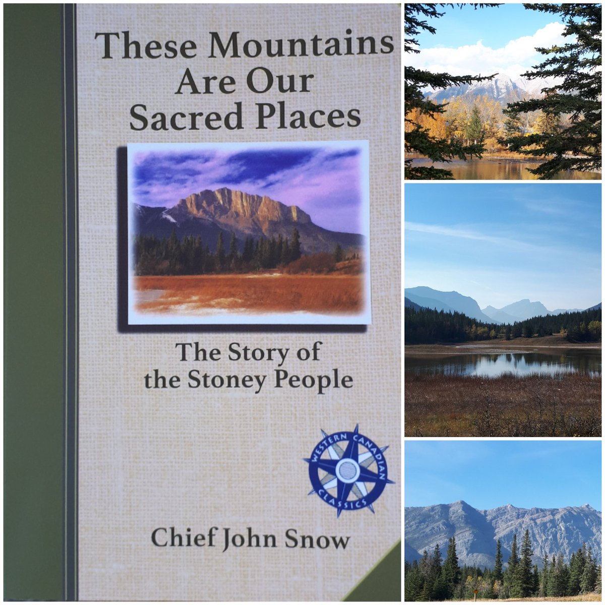 jrforsythw's tweet photo. Honored to have been included in last night's welcome of the first members of the Stony Nakota Advisory Circle to the Canmore Museum. Taking in the mountains with gratitude, and looking forward to reading the book that was gifted to me. @AlbertaMuseums #MuseumsDoMore https://t.co/3DLDlprMB1