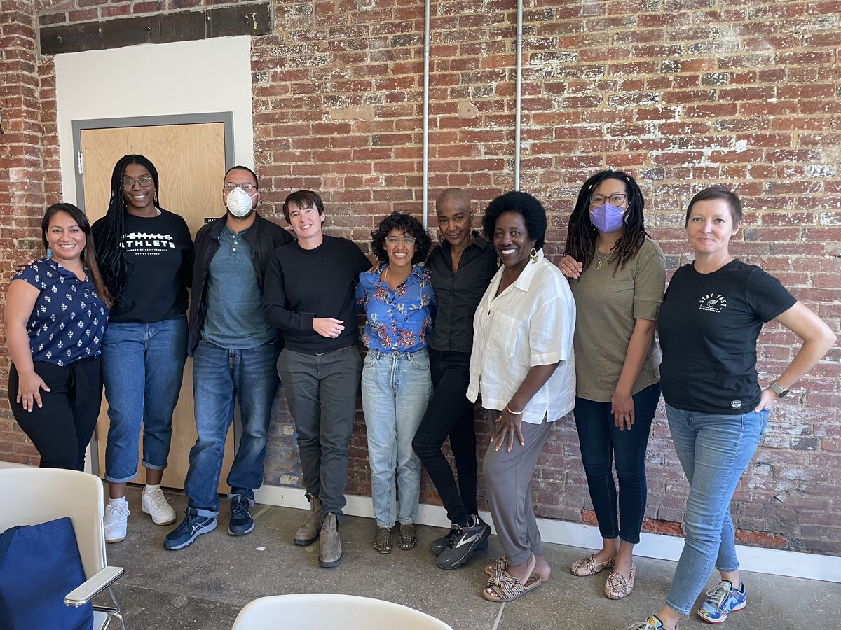 UMBCPubHum's tweet image. Meeting with our Fellows Lion Brother’s Building 🤓 #connections #communitybuidling 💥