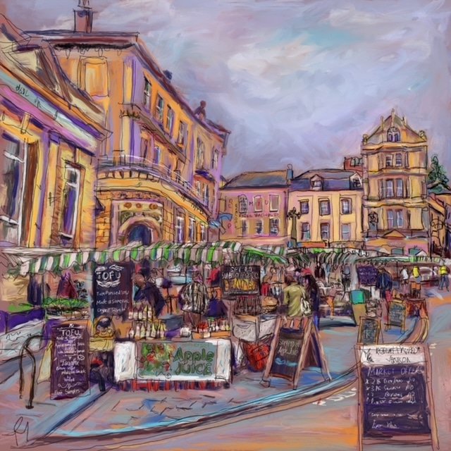 Just deciding if I've finished this painting..it's always difficult to know when to stop!

Market Day Frome

#ipadpainting #digitalart #impressionism #oilpainting #ipadoilpainting #artistsontwitter #frome #fromeindependent #marketday #townscape #foodies #westcountry #Somerset