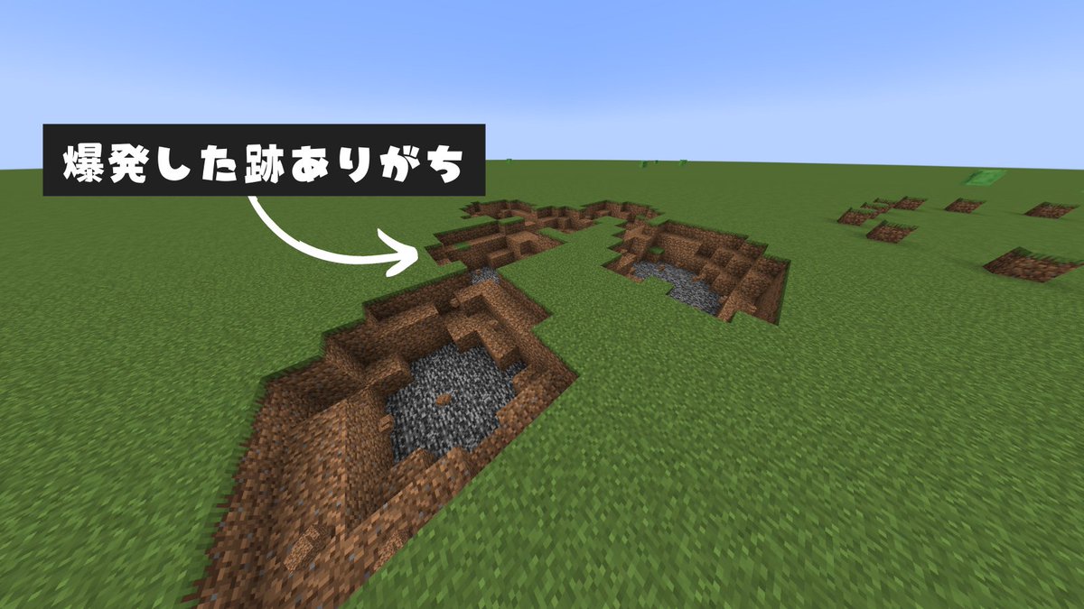 Sui_pw's tweet photo. スーパーフラットのあるある３選

①ぴょんぴょんした跡ありがち
②爆発した跡ありがち
③スライムめんどい

#マイクラ https://t.co/XWBT1nDxaa