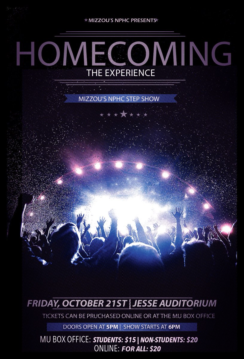 We're back with our annual Step Show! Tickets for the show are on sale through the Student Center Box Office and Online! For any questions and concerns please contact us using our socials!

You won't wanna miss this!🤞🏽