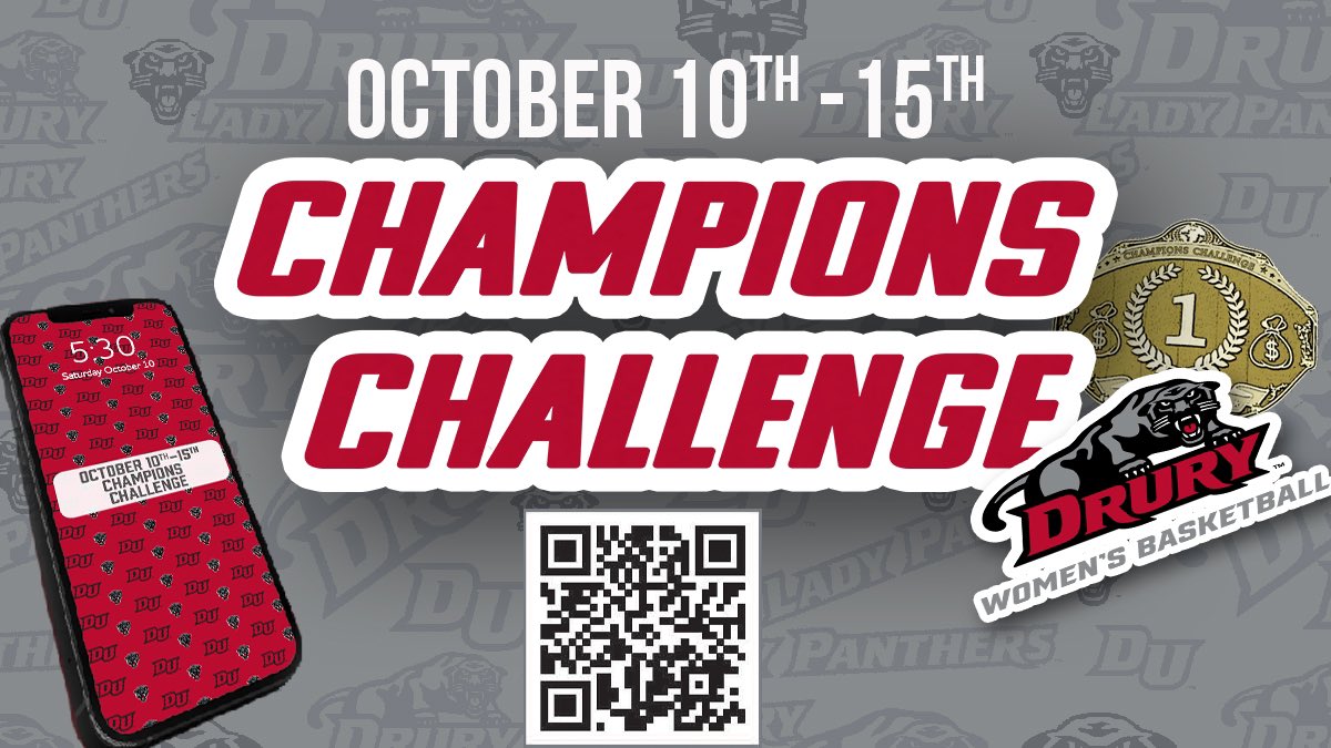📢It’s that time of the year where we have our annual athletics champions challenge‼️📢 We are challenging all Lady Panther supporters to support your team and help them continue to be a top program in the NATION in EVERYWAY‼️ 🔗: givecampus.com/schools/DruryU…