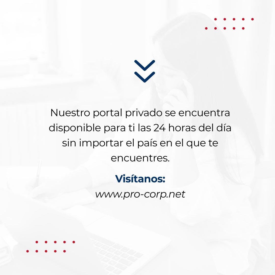 PROCORP's tweet photo. No importa el lugar en el que te encuentres, siempre vas a poder ingresar a tu portal privado si tienes conexión a internet
Si tienes dudas, no dudes en contactarnos: https://t.co/SY8TEWEUpF

#ProCorp #portalprivado #clientesprocorp https://t.co/V8vUtdNho0