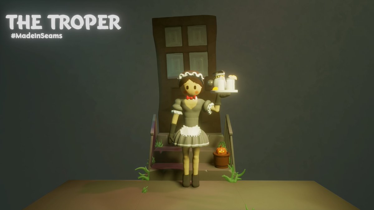TheOnlyRobie's tweet image. Here's one of my newer characters in a maid outfit. :3
Regardless of what he thinks, I think it fits him quite well. X)

#DreamsPS4 #DreamsPS5 #MadeInDreams #MadeInSeams