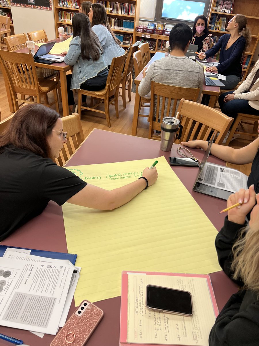 TheAPat203's tweet photo. Our MTSS team started to create @PS203Q Literacy vision by looking at the Citywide Literacy Expectations and what Advanced Literacy skills are needed for the 21st century….@D26Team https://t.co/4E3RwDnhRz