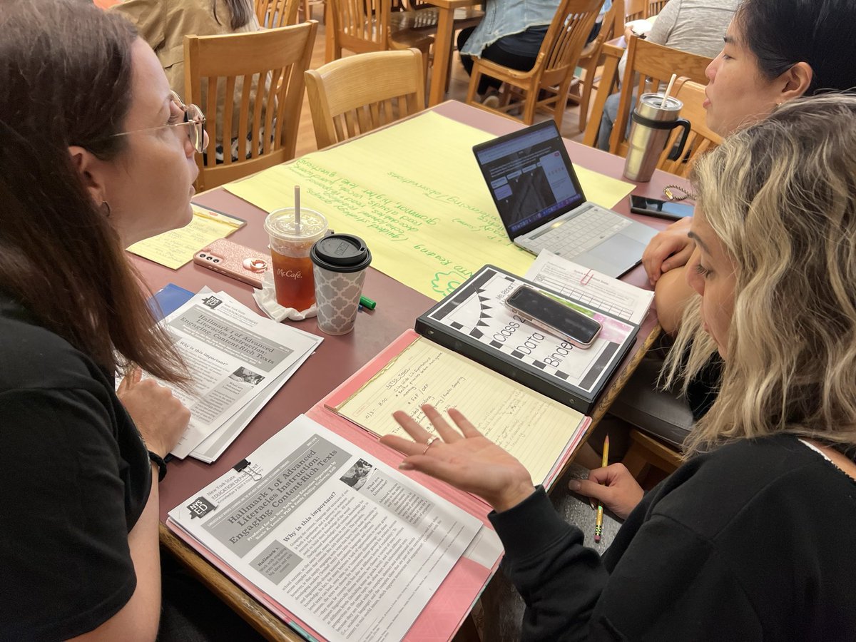 TheAPat203's tweet photo. Our MTSS team started to create @PS203Q Literacy vision by looking at the Citywide Literacy Expectations and what Advanced Literacy skills are needed for the 21st century….@D26Team https://t.co/4E3RwDnhRz