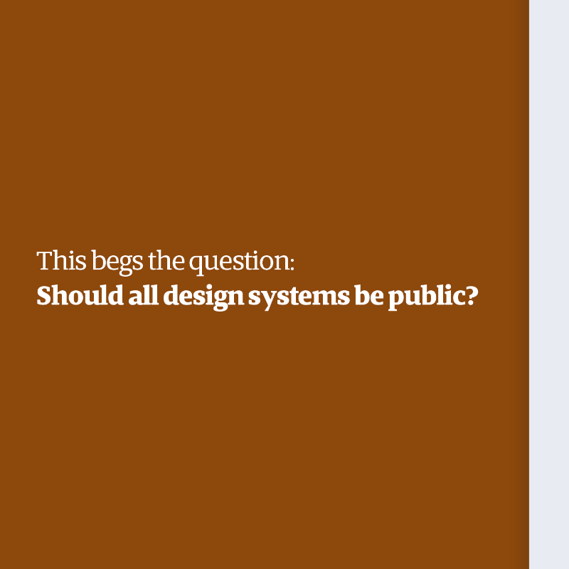 danmall's tweet photo. Should your design system be public?

Learn more about me⤵️
https://t.co/sdbRDJG1YN

#designsystem #designsystems #danmall #danmallteaches #danmalldesignsystems #uidesign #userinterfacedesign #designprocess #publicdesignsystem