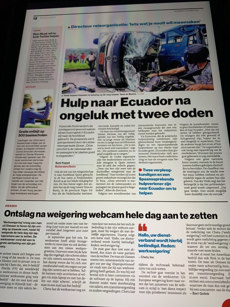 GeertGroentjes's tweet photo. Steeds vaker artikel 2x in dezelfde krant @bdmeierij Een is bijzonder: andere kop met dezelfde inhoud, citaat en tekst in andere volgorde. https://t.co/zw5cgF0JO3
