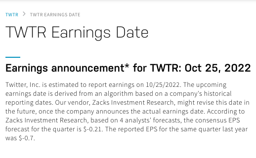 Will $TWTR announce its 1st ever decrease in mDAU? Will ad revenue fall off a cliff because @Twitter showed ads and monetized pedophile accounts that post child pornography content? Or will the merger close before Oct. 25 and we won't get any info?