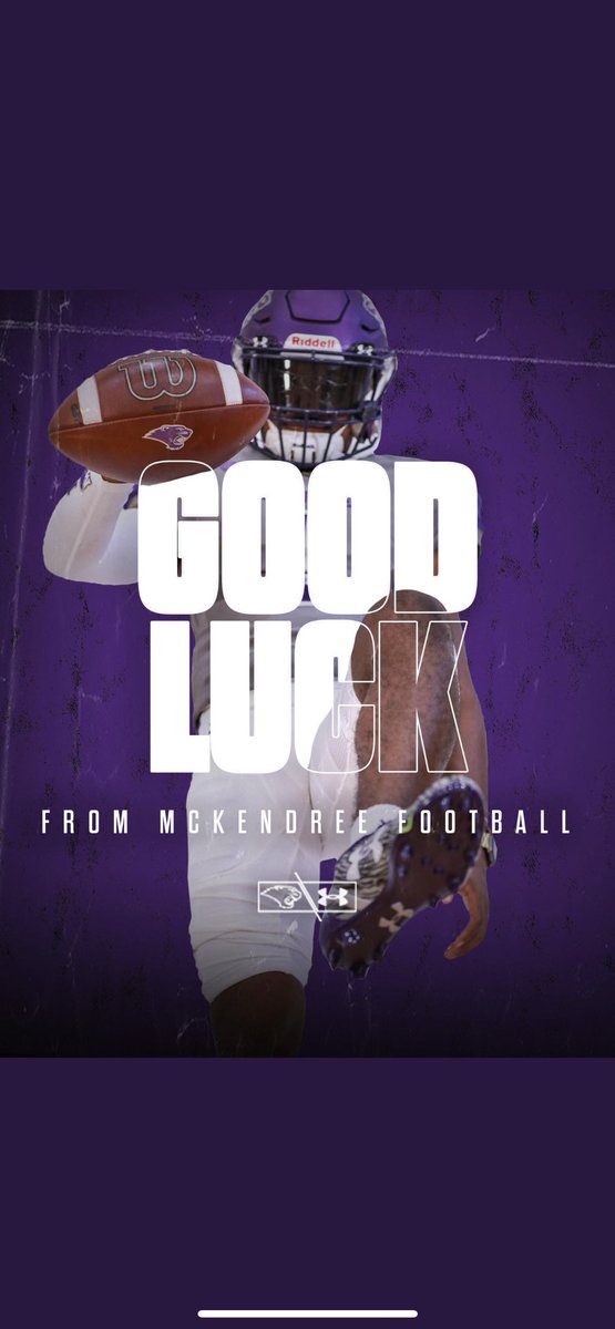 Thank you for the good luck tonight against Harrisburg! @_thomas_jenkins <a href="/Mckendree_FB/">McKendree Football</a>