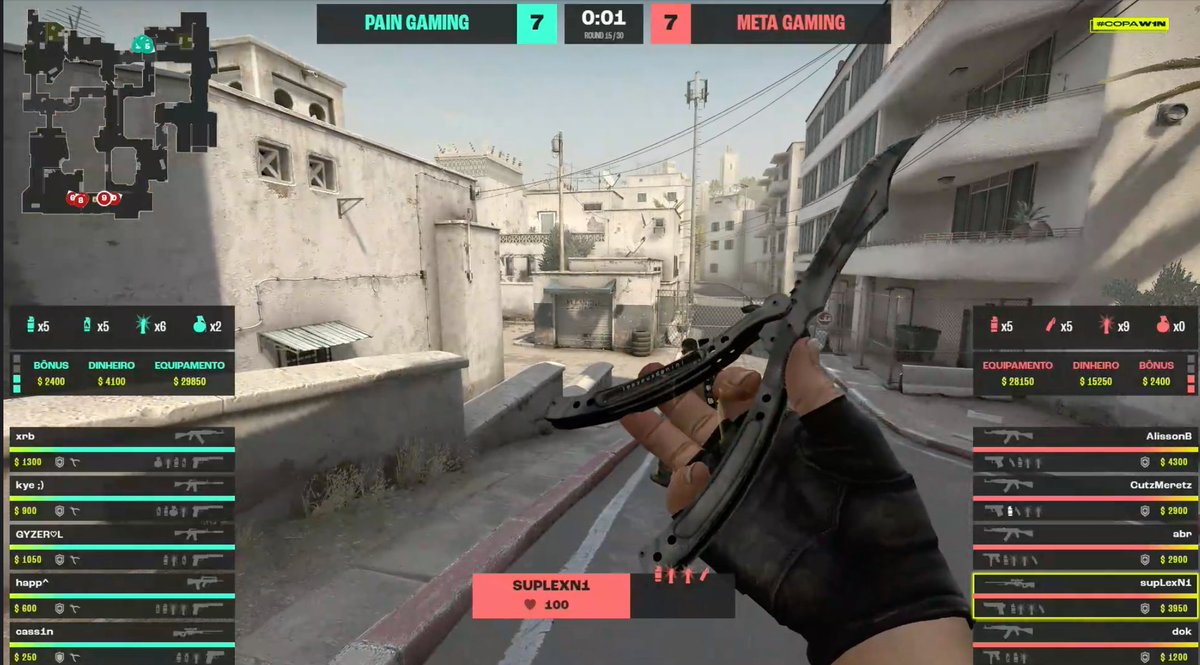 Jogo pegadíssimo amigo, a <a href="/MetaGamingpy/">Meta Gaming 〽️</a> encosta no placar novamente!

twitch.tv/ligaw1n