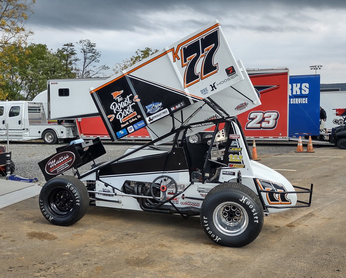 mikevleone's tweet photo. New York's Danny Varin is aboard the #K77 tonight @PortRoyalSpdway with the @WorldofOutlaws https://t.co/J4znkkrbAE