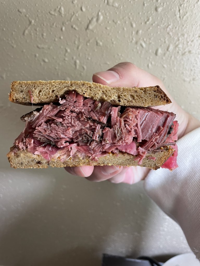 Josh Gondelman on Twitter "Sandwich of the day Pastrami from Larder