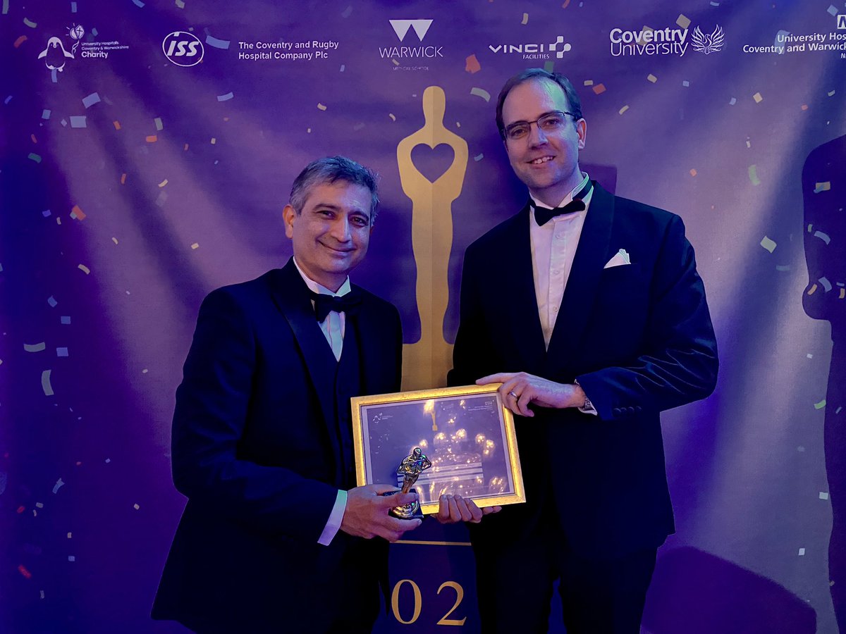 nhsuhcw's tweet image. The winner of the Warwick Medical School Award is Consultant Trauma and Orthopaedic Surgeon, Mr Sunit Patil, who was nominated for the value of his teaching sessions to his learners. Well done, Sunit🥳 #UHCWOSCAs2022