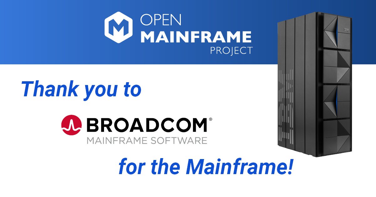 It is #HugYourMainframeDay - so we're giving a shout out to @BroadcomMSD for donating a #mainframe for us to hug! By this time next year, we hope all of our @OpenMFProject communities will be using it. Learn more: hubs.la/Q01pgrzj0 @jmertic @GregLotko #OpenMainframe
