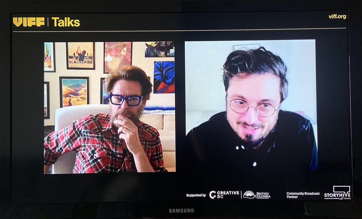 VIFFest's tweet photo. What an insightful conversation about animation, and beyond! Thank you again to @DFLEISCHERCAMP for joining us, and to @creativebcs for their support. #VIFFTalks 🐚 https://t.co/uh0nyigt5m