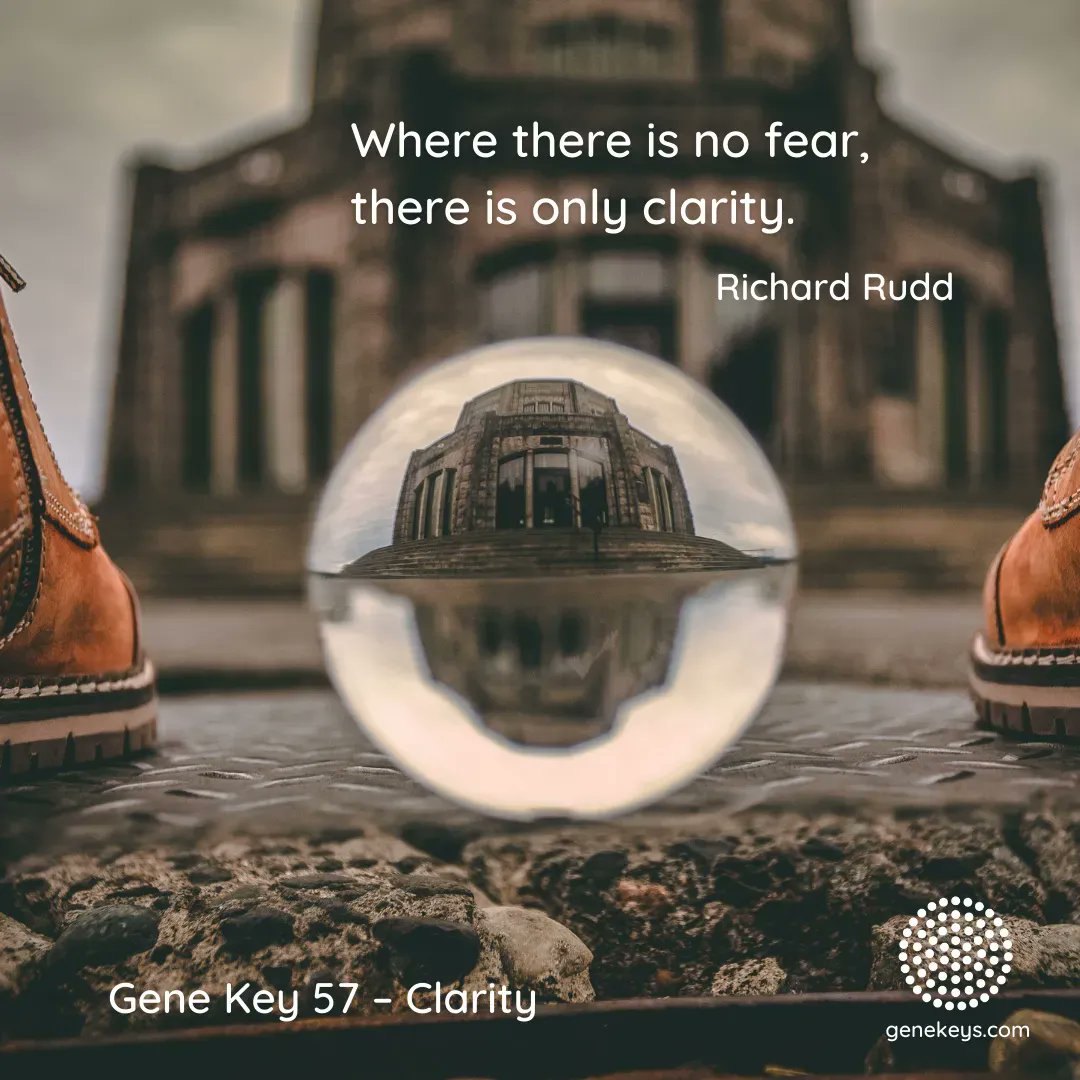 gene_keys's tweet photo. The Pulse – 8 Oct to 13 Oct – The 57th Gene Key moves from the Shadow of Unease to the Siddhi of Clarity and it is the Way of Intuition
For more about the Gene Keys visit and subscribe to The Pulse at https://t.co/Dviu0a7T6o
#genekeys #genekey57 #clarity #intuition https://t.co/6e6pX3bEvl