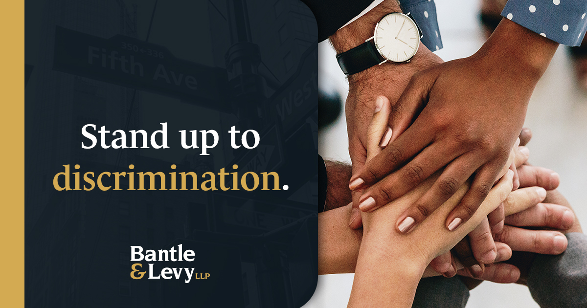 When you receive unfavorable treatment at work due to your membership in a protected class, you need a #DiscriminationAttorney. Let Bantle & Levy stand up for you. ow.ly/xpeO50L3eNk