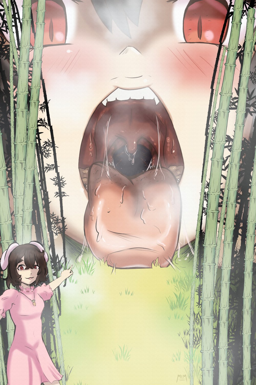 1Themainman1 on X: Hey Big Bro, you lost? Give me some money and I'll  show you the way out~! It's this way, trust me~ #Voretober2022, path  #voretober #sizetwitter #巨大娘 #丸呑み t.coAJopoyiNyb 