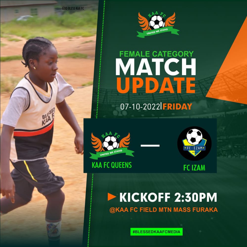BlessedKaaFc's tweet photo. Our Under 10 Boys Lost 4:2 Against F.C IZAM 
The Under 13 Boys Won 4:2

As Our Under 16 Boys Outclassed And  Trashed F.C Izam Boys 5:1 With A Stunning Performance.
NB: The Female Team Match Couldn't Hold.

We Are The Light Of The World That Cannot Be Hidden 

#The_Benjamins https://t.co/vLbACh64PW