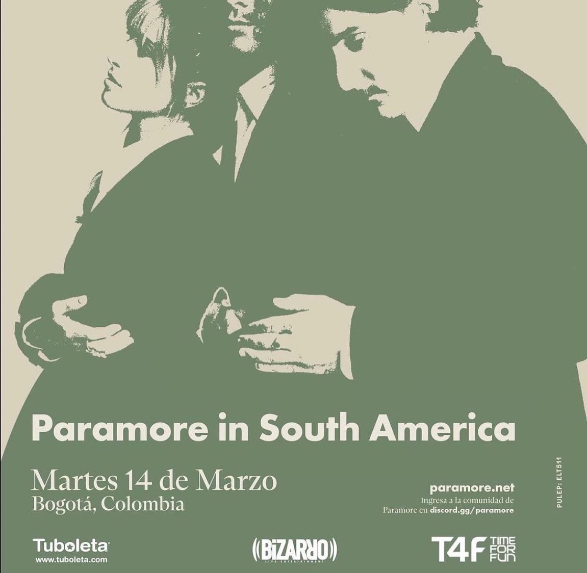 musictrendscol's tweet photo. ¡YA TENEMOS LUGAR Y BOLETERÍA! 🧡

@paramore se presentará en el @MovistarArenaCo el 14 de Marzo de 2023 ✨

Preventa @MovistarCo para #ParamoreEnColombia 🇨🇴 inicia MAÑANA 🚨 

A partir de la próxima semana podrán adquirir sus entradas a través de @TuBoletaNews 🎫 https://t.co/azA0V2COt3