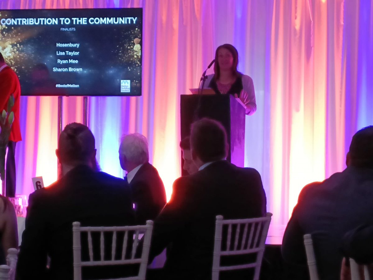 MeltonSociety's tweet photo. We are delighted to be sponsoring the Best of Melton Awards 2022 this evening and presenting the award for Contribution to the Community. Well done to all winners and runners up. #teammelton #BestofMelton #community #celebration ⁦@meltontimes⁩ https://t.co/NuNuqCmQeJ