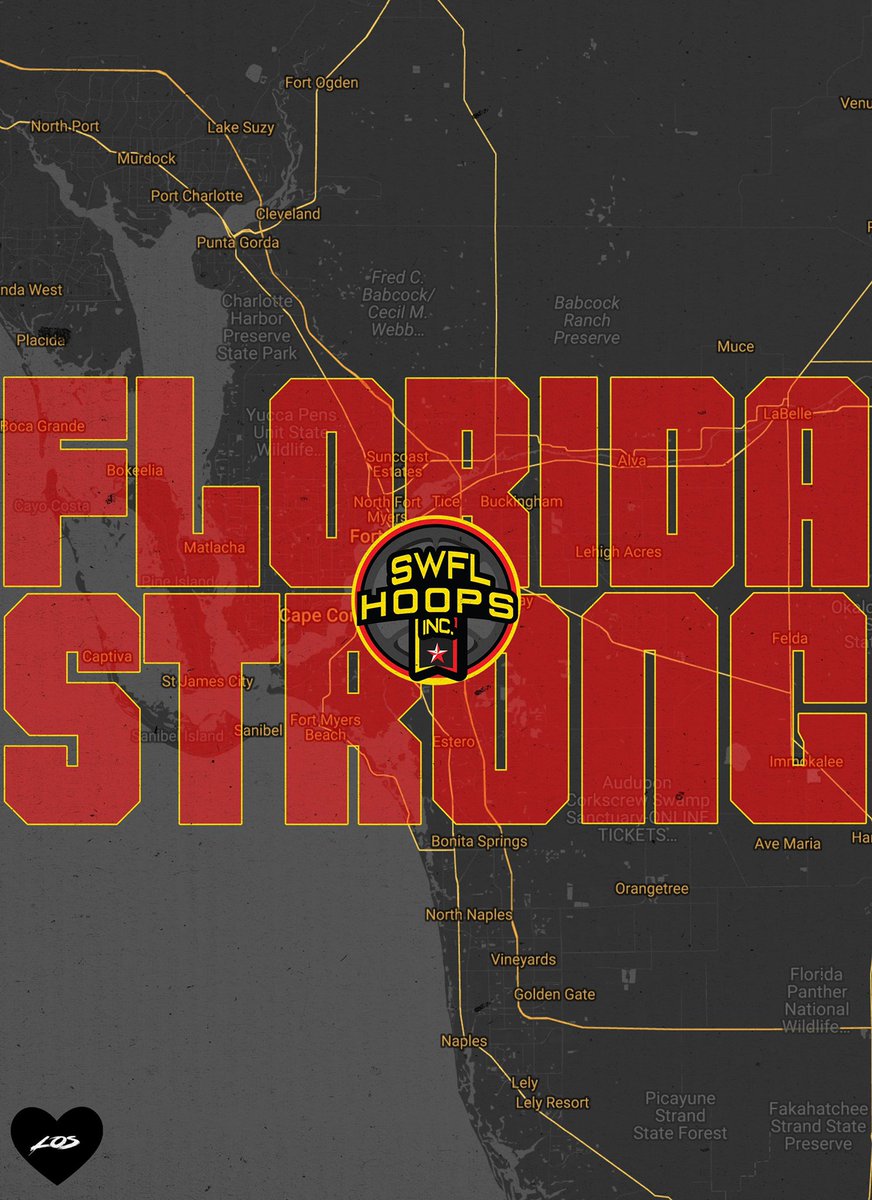 swfl_hoops's tweet photo. #FloridaStrong 🖤❤️💛

To all our #SWFLHoops team, our fans and our SWFL community will rebuild the city! Bigger and better is on the way! Believe it! 

#FloridaStrong #LosForever #RecruitSWFLHoops #IronSharpensIron https://t.co/bvSKtjsjwp