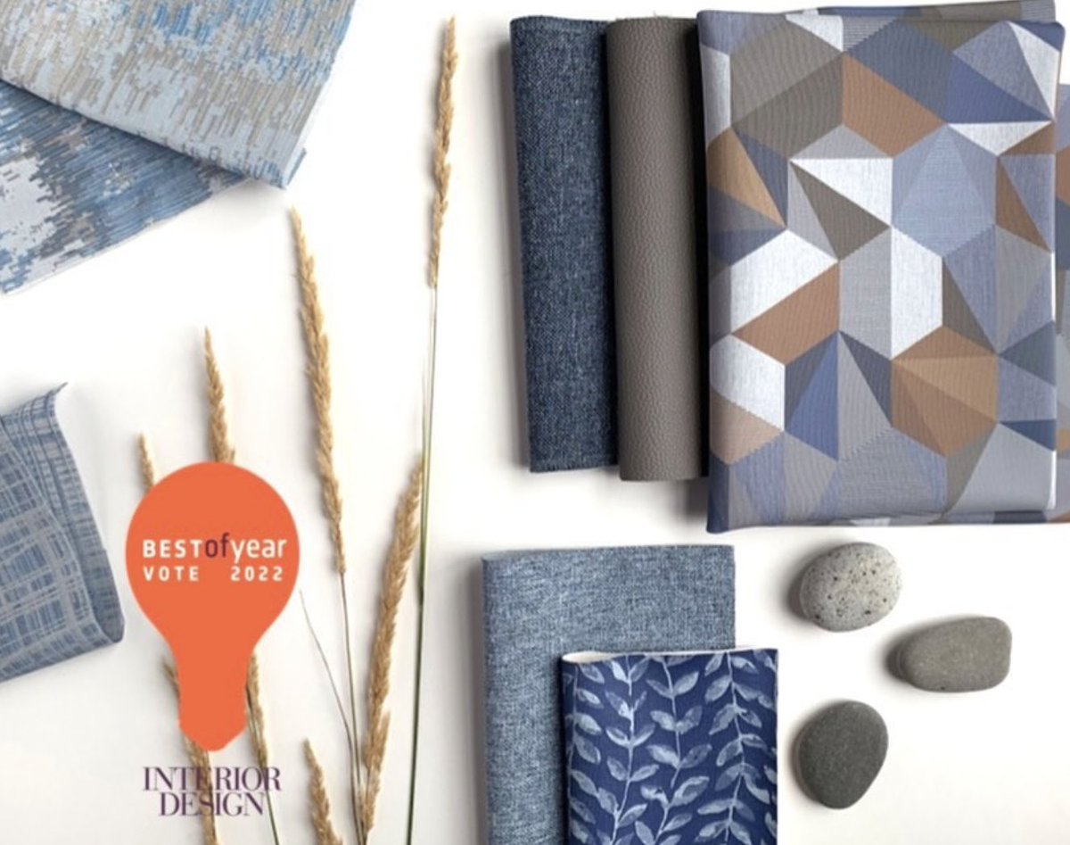 cfstinson's tweet photo. Our Materials for Wellness collection is nominated for an @interiordesignmag BoY (Best Of Year) award. Click here to cast your vote ➡️ https://t.co/W6LppOwiBH 
#bestofyear2022 #textiledesign #healthcaredesign #textilelover #vote https://t.co/7uwt70TiOa