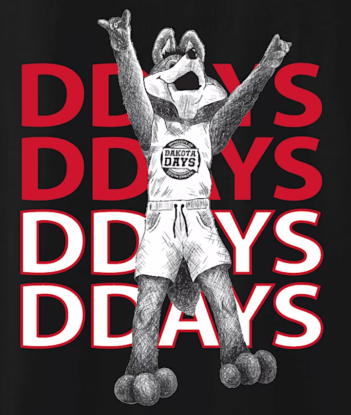 We are excited to announce our 2022 Dakota Days Shirts. Designed by <a href="/TitzeTaylor/">Taylor Titze</a>. Shirts are $20 for students and $30 for community and alumni. Our Eventbrite will close OCT.21st at 1:30pm. More information can be found clicking the link in our bio! Go Yotes and Happy D-Days!