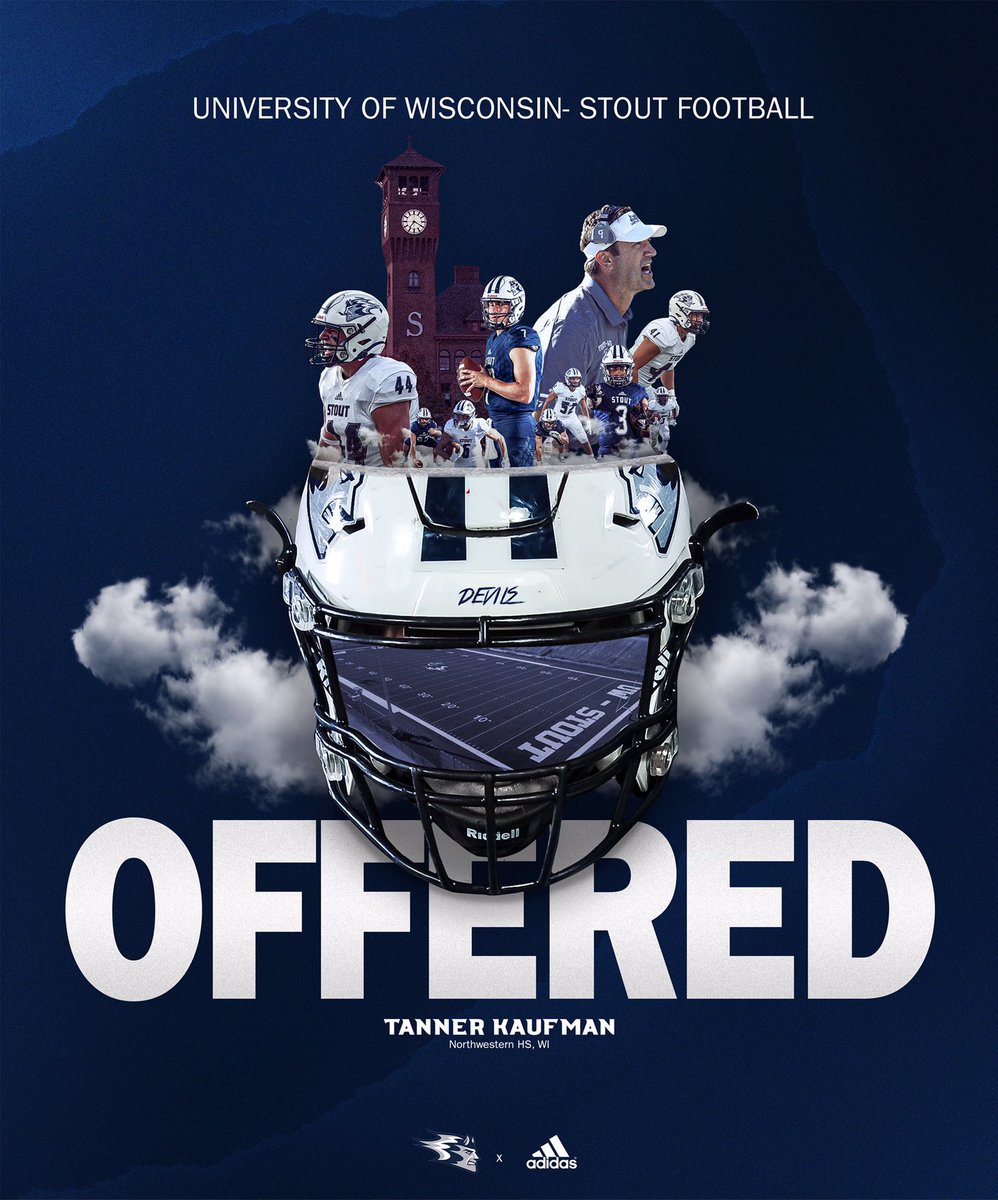 After a great phone with <a href="/CoachJRSchiff/">Jake Schiff</a> I’m excited to announce my first roster spot offer from UW-Stout.
