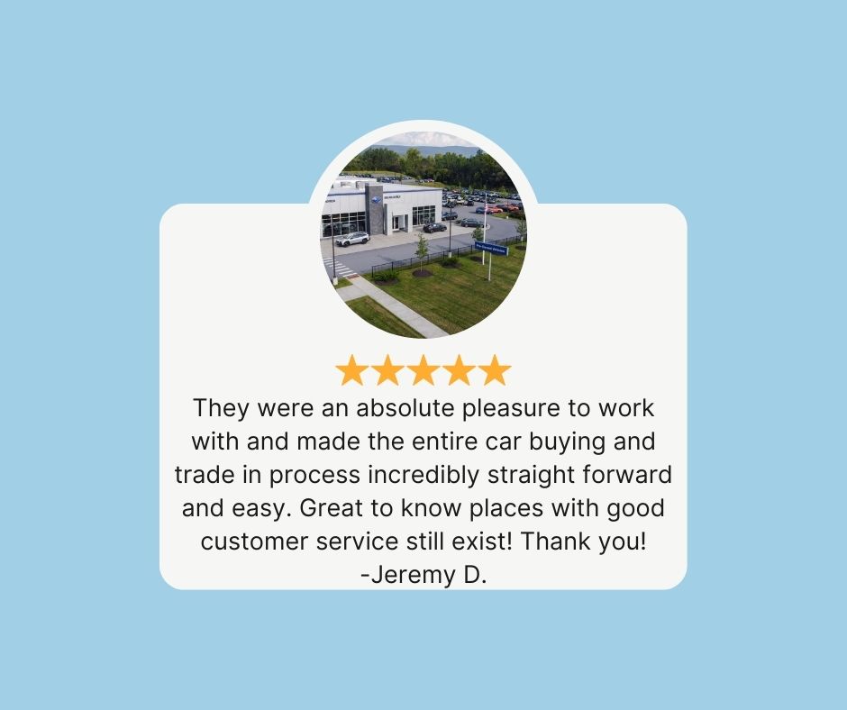 We have the best customers here at #LundgrenSubaru of Bennington! We really appreciate the wonderful feedback!