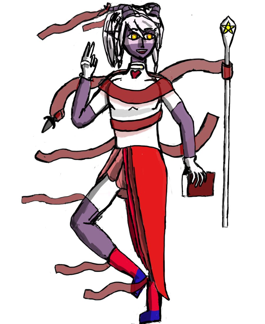 and now what has eaten all my time this morning day 6 of #surprisestabtober. Magical Girl Fez!