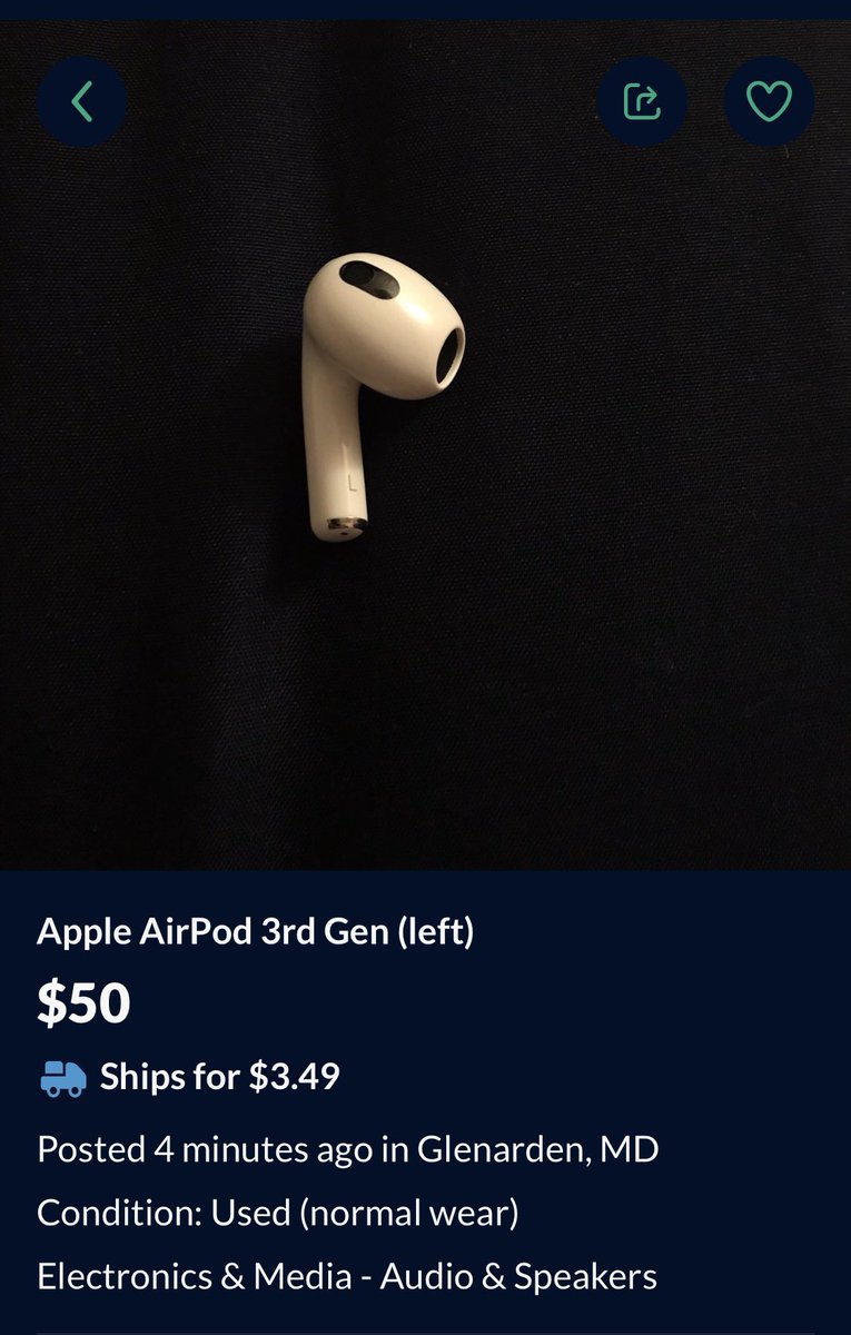 mando_pols's tweet photo. I think I’ve seen it all now 😂 #Offerup #AirPods https://t.co/HQZd6BmY2o