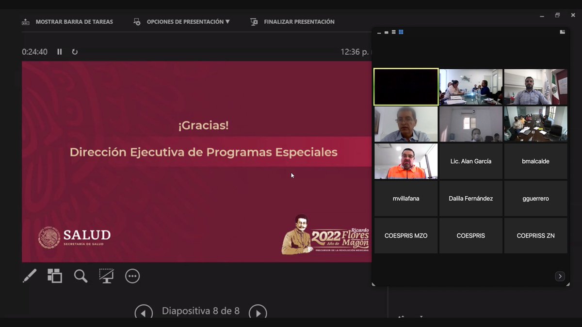 COEPRISS's tweet photo. Coepriss estuvo presente en #reunionvirtual de @COFEPRIS para revisar la logística para la próxima auditoría de la Unión Europea al Sistema de Inspección y Certificación de Productos de la Pesca en México. En este encuentro virtual también participó Colima.
#SaludConSentidoSocial https://t.co/CLjtr4aIVt