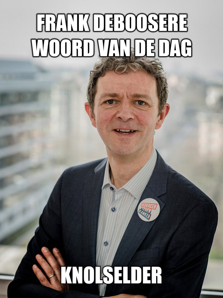 Frank Deboosere Woord Van De Dag (@frankwvdd) on Twitter photo 
