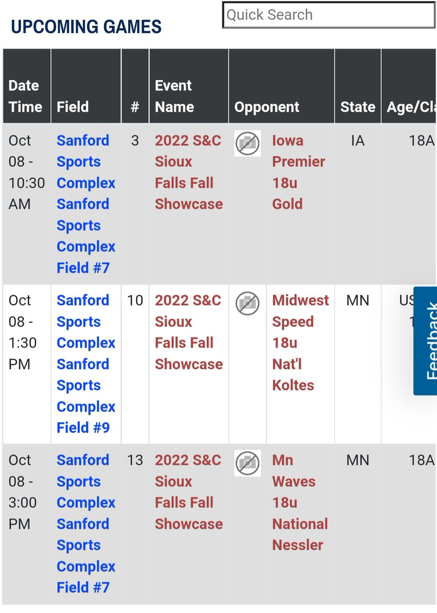 Here is our updated Pool Play schedule for the S&amp;C Tournament on Saturday.  Games have been pushed back due to cold weather. 🥶 Still can't wait!