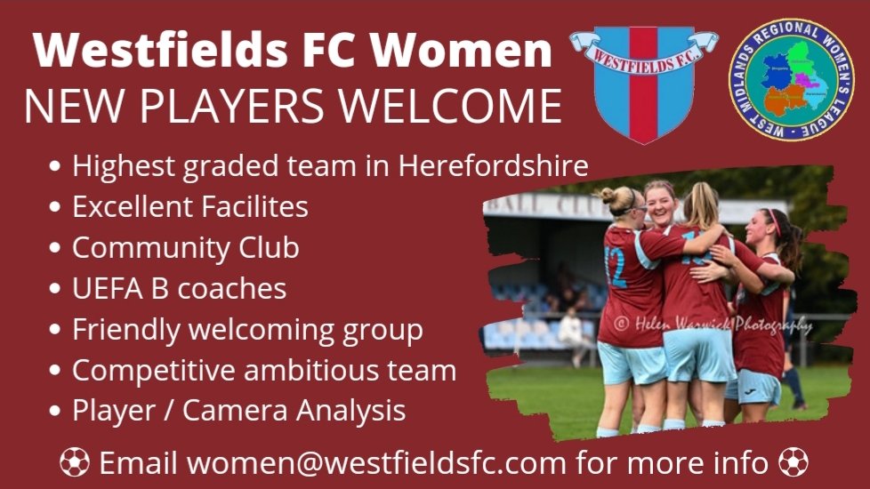 The <a href="/Lionesses/">Lionesses</a> are at it again 💪🏼🎉....now its your turn. Come and play regular football this season with us at Westfields 👀👇🏽
💜⚽️💙